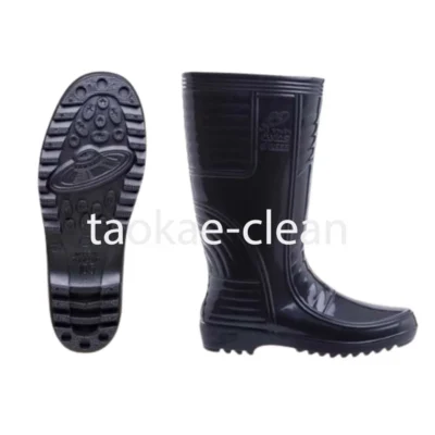 รองเท้าบู๊ทยางสีดำ 10" , 12" , 14"