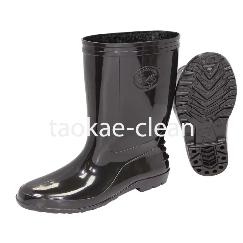 รองเท้าบู้ทยาง รุ่น10นิ้ว A.49 สีดำ