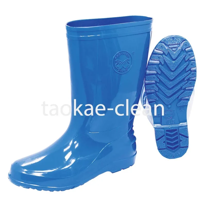 รองเท้าบู้ทยาง รุ่น10นิ้ว A.49 สีน้ำเงิน