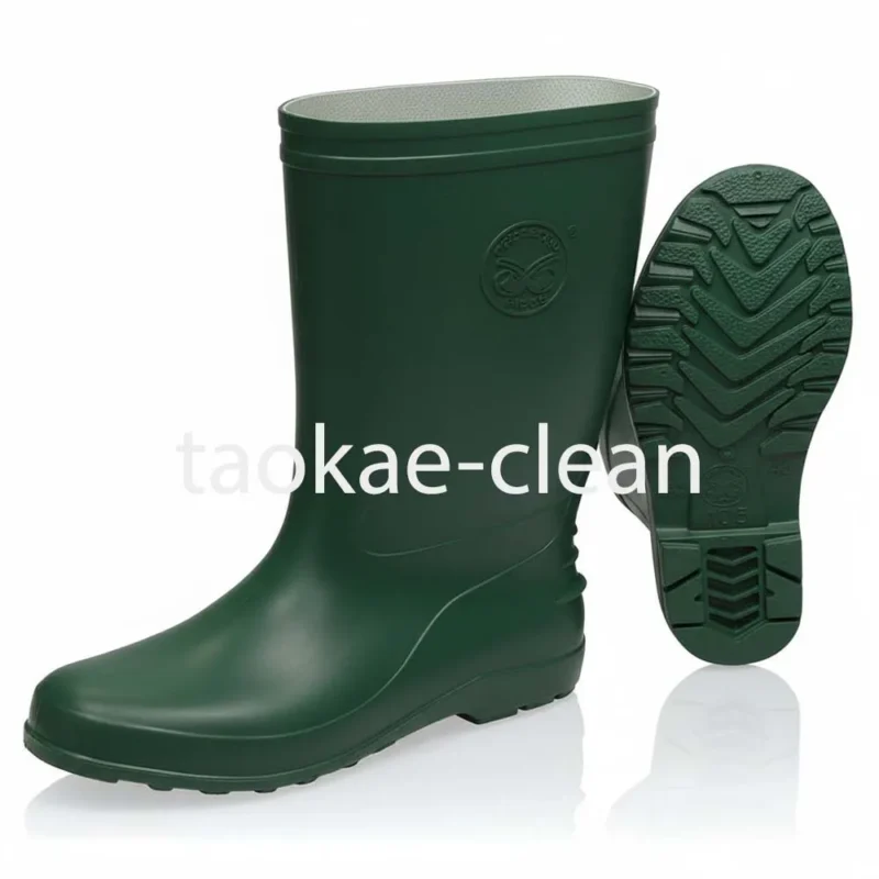 รองเท้าบู้ทยาง รุ่น10นิ้ว A.49 สีเขียว