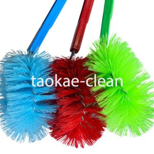 แปรงล้างห้องน้ำขนไนล่อน สีฟ้า สีแดง สีเขียว