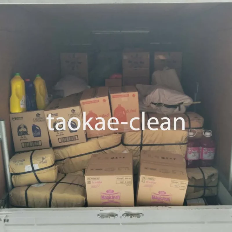 รีวิวจัดส่งน้ำยาทำความสะอาด