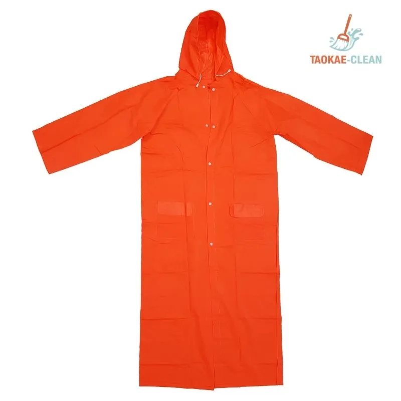 เสื้อกันฝนรุ่นติดกระดุมหน้า