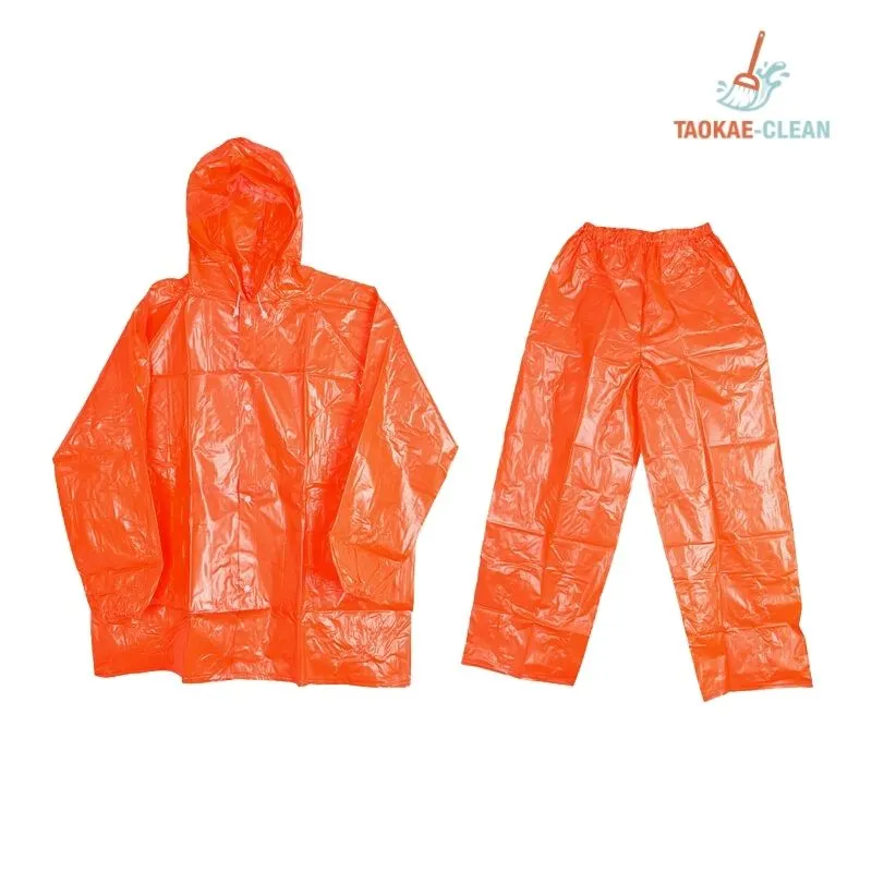 เสื้อกันฝนรุ่นเสื้อและกางเกง